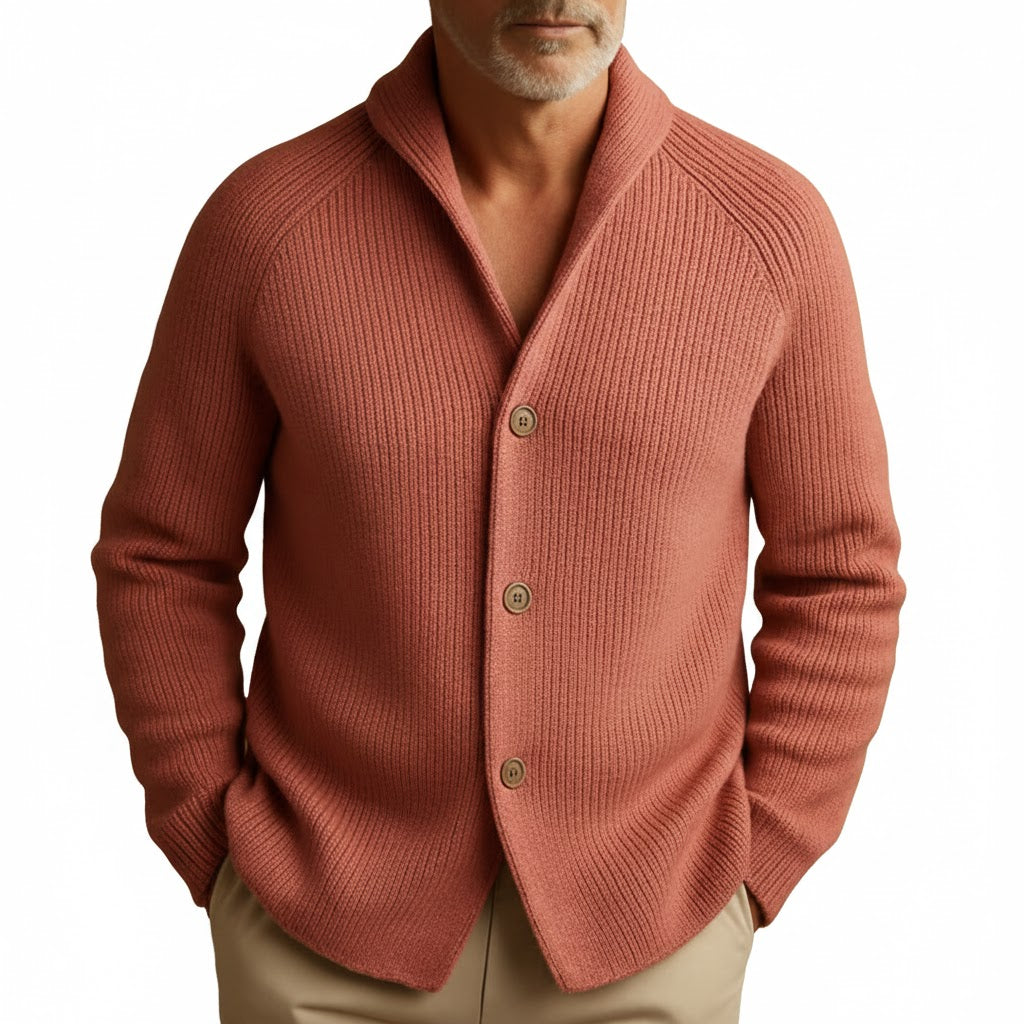 Adrien™ – Cardigan en maille côtelée
